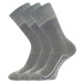 Voxx Linemul Unisex lněné ponožky - 3 páry BM000003486300101053 šedá melé