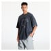 Tričko A BATHING APE Garment Dye College Relaxed Fit Tee Charcoal