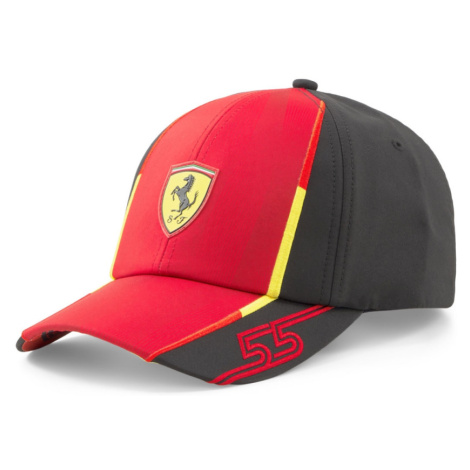 Ferrari dětská čepice baseballová kšiltovka Sainz official red F1 Team 2023 Puma