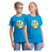 Meatfly dětské tričko Eggie Ocean Blue | Modrá | 100% bavlna