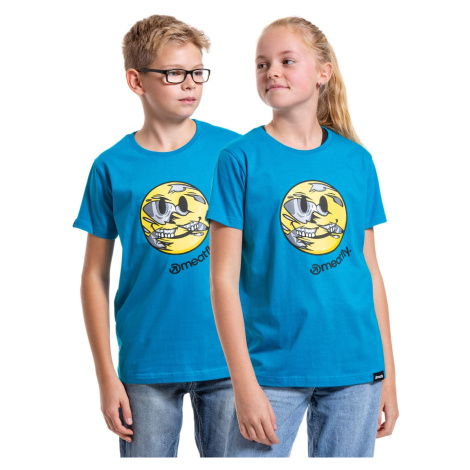 Meatfly dětské tričko Eggie Ocean Blue | Modrá | 100% bavlna