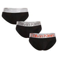 3PACK pánské slipy Calvin Klein černé (NB3129A-GTB)