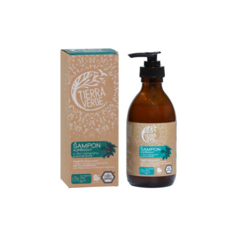 Tierra Verde Šampon kopřiva rozmarýn s pomerančem na mastné vlasy 230 ml