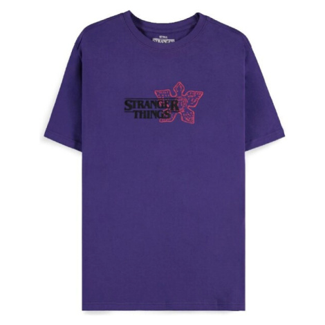 Tričko Stranger Things - Demogorgon Purple 2XL DIFUZED