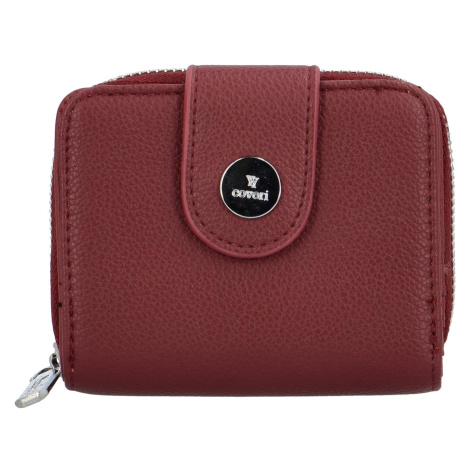 Malá dámská koženková peněženka Antalla, červená Coveri