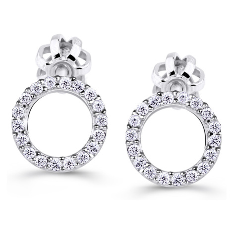 Cutie Diamonds Luxusní náušnice z bílého zlata s brilianty DZ60240-30-00-X-2 Cutie Jewellery