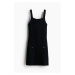 H & M - Pletené šaty - černá
