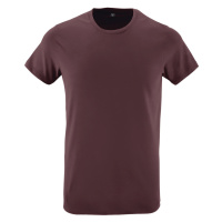 SOĽS Regent Fit Pánské triko SL00553 Oxblood