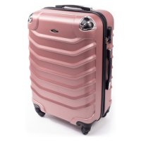 Rogal Růžový odolný cestovní kufr do letadla 