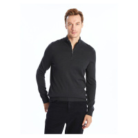 LC Waikiki LCW Stand Collar Long Sleeve Men's Knitwear Sweater