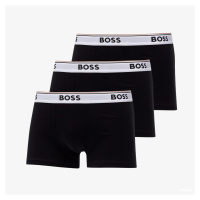 3PACK pánské boxerky Hugo Boss černé