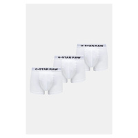 Boxerky G-Star Raw 3-pack pánské, bílá barva, D23771-D516