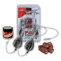 Carp expert montáž rapid pva bomb sada s nástrahami 2 ks - 50 g