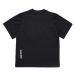 Tričko dsquared2 slouch fit t-shirt černá