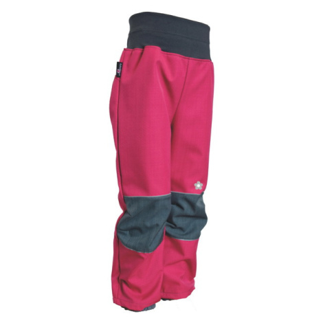 Letní softshellové kalhoty - růžové