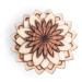 Dřevěná ozdoba do klopy Cubo Flower