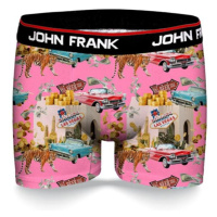 Pánské boxerky John Frank JFBD333 | růžová