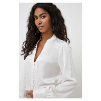 Košile Guess RITA dámská, bílá barva, regular, W3BH75 WEX62