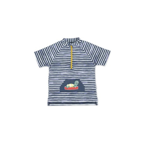 Sterntaler Plavkové tričko s krátkým rukávem S child toad marine
