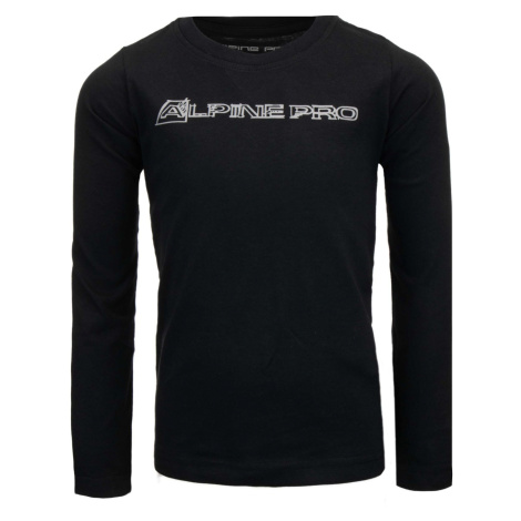 Alpine Pro Bermo Dětské triko dlouhý rukáv KTSS290 černá
