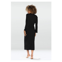 DKaren Housecoat Melissa Black