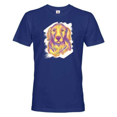 Pánské tričko pro milovníky psů Zlatý retrívr - dárek pro pejskaře BezvaTriko