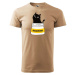 DOBRÝ TRIKO Pánské tričko s potiskem s kočkou ANTIDEPRESIVA