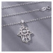 OLIVIE Stříbrný náhrdelník HAMSA 5598