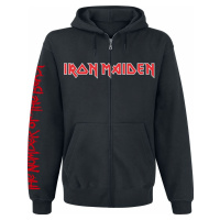 Iron Maiden NOTB Mikina s kapucí na zip černá