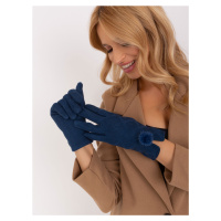 Námořnické modré rukavice s geometrickými vzory