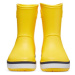 holínky Crocs Crocsband Rain Boot - Yellow/Navy