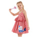 Denokids Mermaid Girl Red Plaid Dress