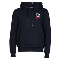 Tommy Hilfiger ESSENTIAL MONOGRAM HOODY Tmavě modrá