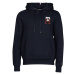 Tommy Hilfiger ESSENTIAL MONOGRAM HOODY Tmavě modrá