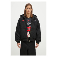 Bunda adidas Originals 100 Thieves Jacket pánská, černá barva, přechodná, JP0817