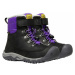 Keen Greta Boot Wp Children Dětská vysoká treková obuv 10016438KEN black/purple