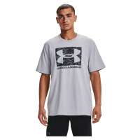 Under Armour tričko UA ABC CAMO BOXED LOGO SS GRY šedé