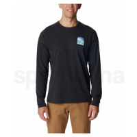 Columbia Sun Trek™ EU Graphic Long Sleeve Shirt Man Black Suntrek Hills Chest