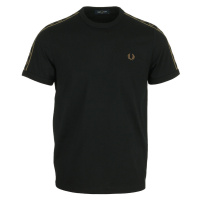 Fred Perry Contrast Taped Ringer Černá