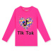 Dívčí triko - KUGO JC0701, tmavě růžová Barva: Růžová
