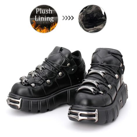 Dámské punk boty na platformě