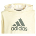 Dětská mikina Badge of Sport Hoodie Jr HN8469 žlutá - Adidas