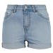 Ladies 5 Pocket Shorts - light skyblue washed