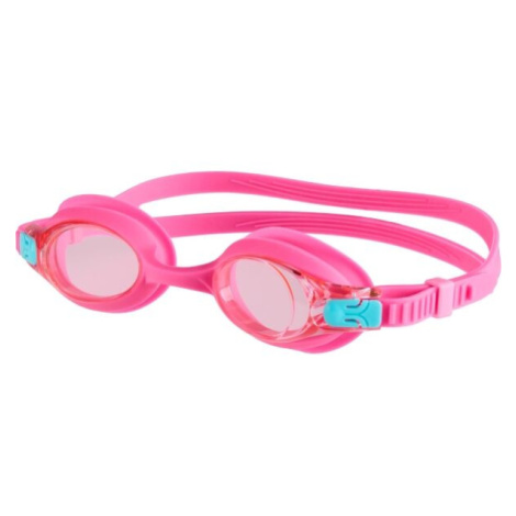 AQUOS MONGO JR Juniorské plavecké brýle, růžová, velikost