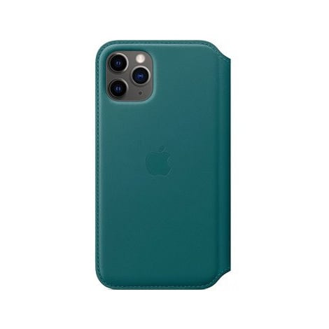 Apple iPhone 11 Pro kožené pouzdro Folio ledňáčkově tyrkysové