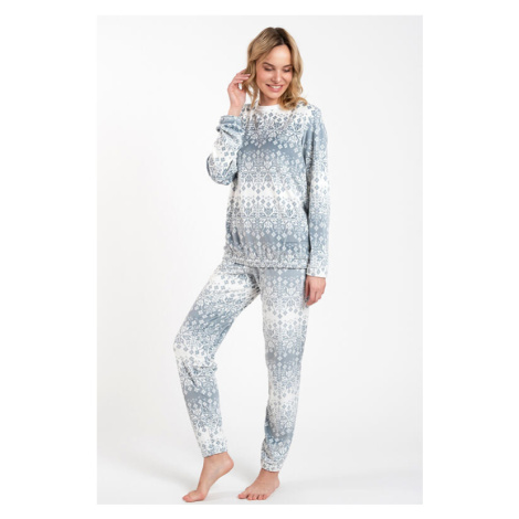 Dámské hřejivé pyžamo Snow s vločkami Italian Fashion