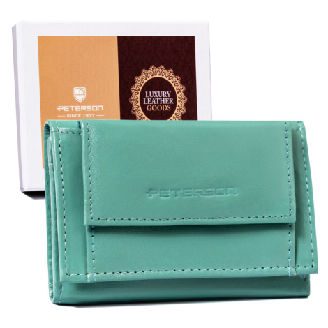 Malá dámská kožená peněženka RFID Protect Peterson