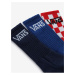 Sada tří párů dětských ponožek v černé, tmavě modré a červené barvě VANS