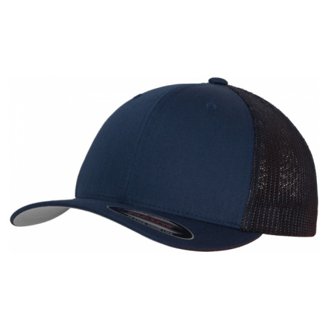 Brandit Čepice Baseball Cap Flexfit Mesh Trucker modrá tmavě (navy)