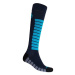 Sensor ponožky Zero merino šedá/modrá